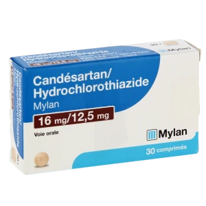 Candesartan/hydrochlorothiazide Viatris 16 Mg/12,5 Mg, Comprimé