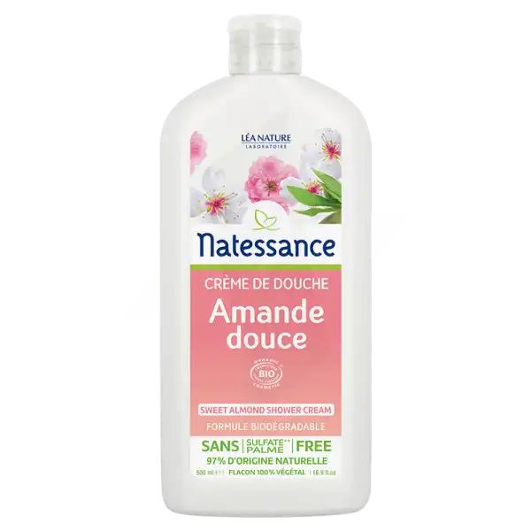 Natessance Crème De Douche Amande Douce 500ml