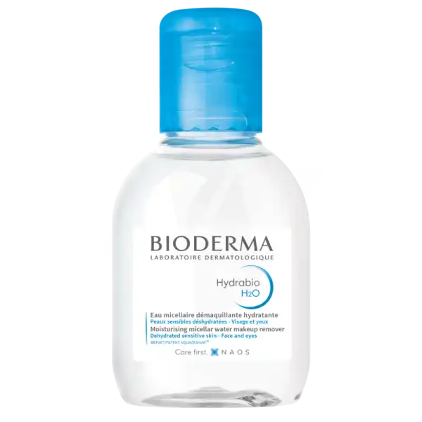 Bioderma Hydrabio H2o Eau Micellaire Nettoyante Hydratante Format Voyage 100ml