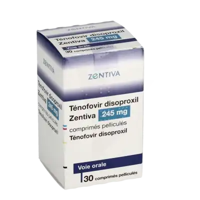 Tenofovir Disoproxil Zentiva 245 Mg, Comprimé Pelliculé à Bordeaux