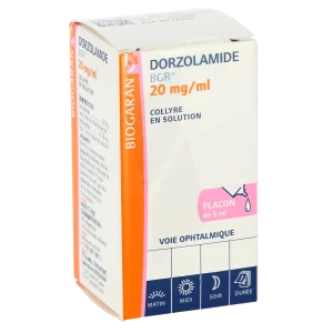 Dorzolamide Bgr 20 Mg/ml, Collyre En Solution