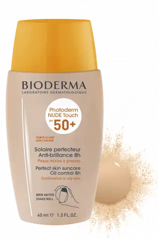 Bioderma Photoderm Nude Touch Spf50+ Crème Teinté Dorée Fl/40ml