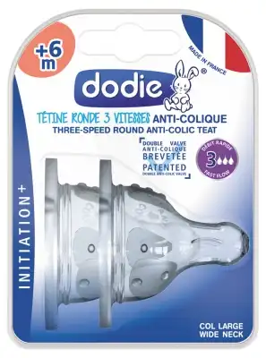 Dodie Initiation+ TÉtine 3vitesses DÉbit3 Silicone B/2 à Drocourt