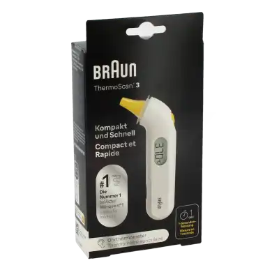 Braun Thermoscan 3 Thermomètre Auriculaire électronique Irt3030 à Bernay