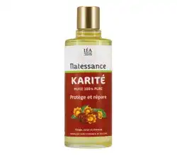Natessance Karité Bio Huile De Karité Soyeuse 100ml à SAINT-GEORGES-SUR-BAULCHE