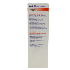 Diclofenac Arrow 1 %, Gel En Flacon Pressurisé
