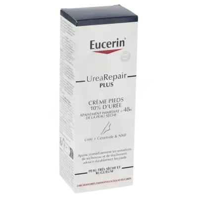 Eucerin Urearepair Plus 10% Urea Crème Pieds Réparatrice 100ml à PINS-JUSTARET