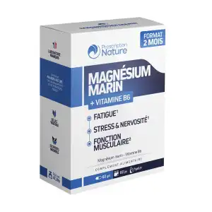 Prescription Nature Magnésium Marin Gélules B/60 à AIX-EN-PROVENCE