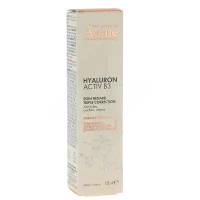 Avène Eau Thermale Hyaluron Activ B3 Crème Soin Regard Triple Correction Tube De 15 Ml à GAGNAC-SUR-GARONNE