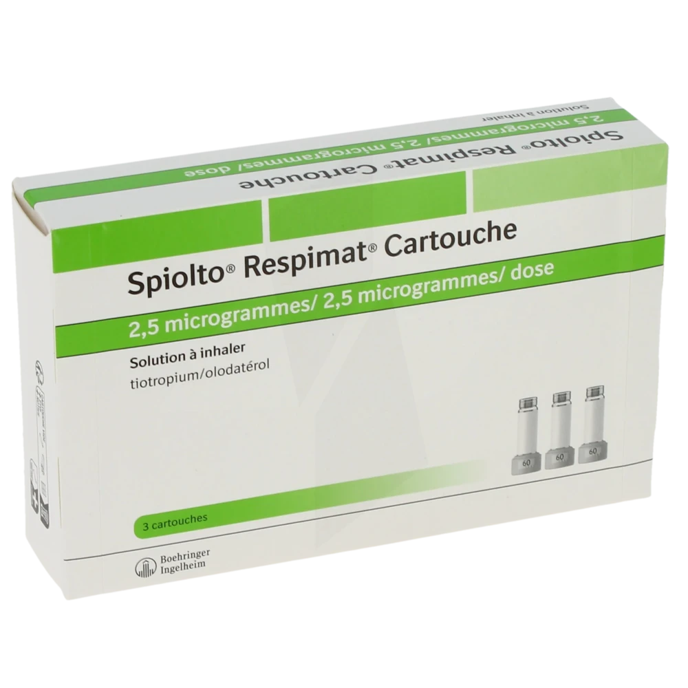 Spiolto Respimat 2,5 Microgrammes/2,5 Microgrammes/ Dose, Solution à Inhaler