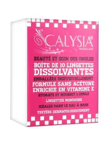 Acheter Calysia - Beauté et Soin des Ongles 10 Lingettes Dissolvantes à Trelissac