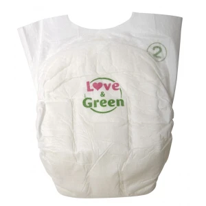 Love & Green Couches Hypoallergéniques T2 (3-6kg) Paquet/44