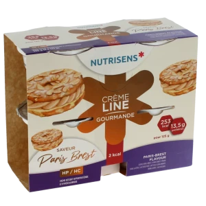 Nutrisens Cremeline Gourmande 2kcal Nutriment Paris-brest 4cups/125g