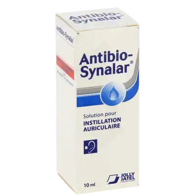 Antibio Synalar, Solution Pour Instillation Auriculaire à Paris