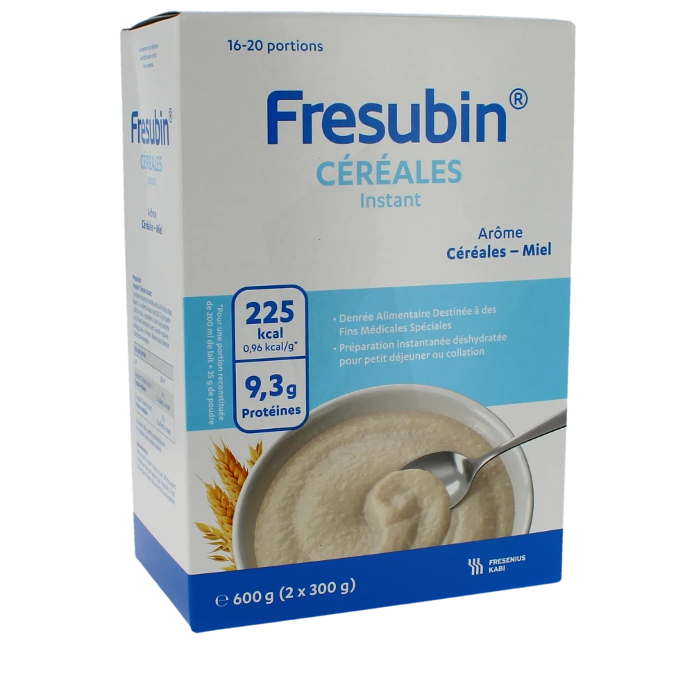 Fresubin Céréales Instant Préparation Instantanée Miel 2sachets/300g