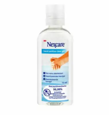 Nexcare Gel Désinfectant Mains Transparent Fl/75ml à Pradines