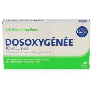 Dosoxygenee 10 Volumes, Solution Pour Application Cutanée En Récipient Unidose