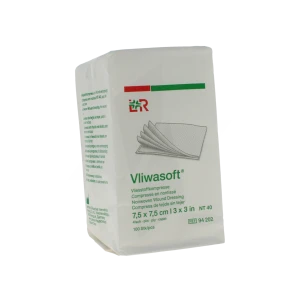 Vliwasoft Compresse En Non Tissé 7,5x7,5cm Sachet/100
