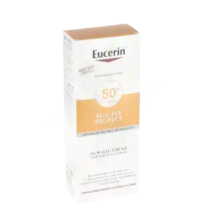 Eucerin Sun Leb Protect Spf50 Crème Gel Corps 150ml à Lacanau