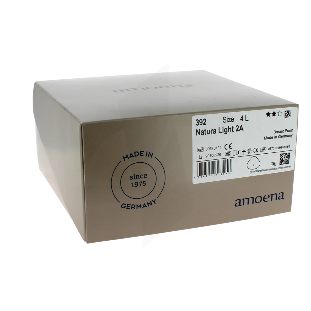 Amoena Natura Light 2a Comfort+ Prothèse Mammaire Gauche Clair T4