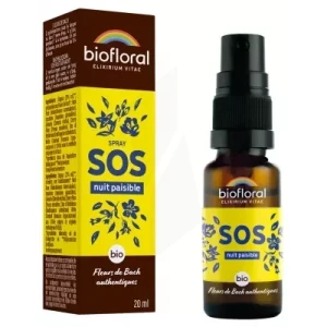 Biofloral Sos Secours Elixir Nuit Paisible Bio Spray/20ml