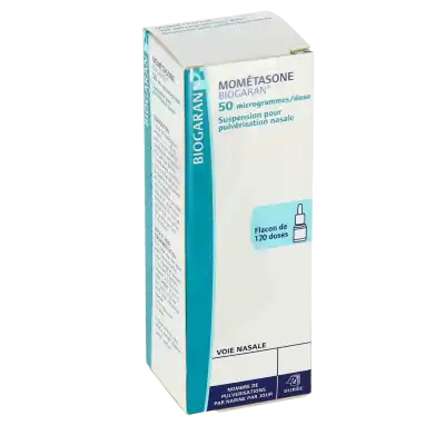 MOMETASONE BIOGARAN 50 microgrammes/dose, suspension pour pulvérisation nasale