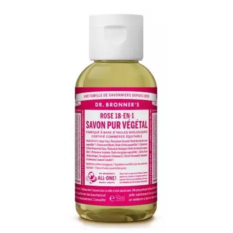 Dr Bronner's Savon Liquide Rose 59 Ml