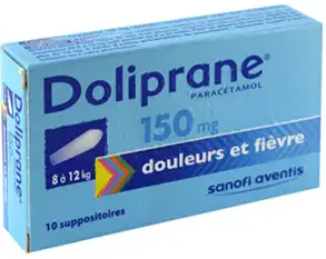 Doliprane 150 Mg Suppositoires 2plq/5 (10) à MERINCHAL