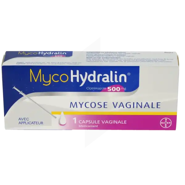 Mycohydralin 500 Mg, Capsule Vaginale