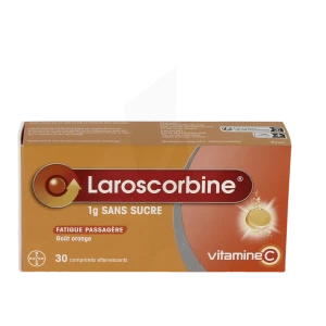 Laroscorbine Sans Sucre 1 G, Comprimé Effervescent
