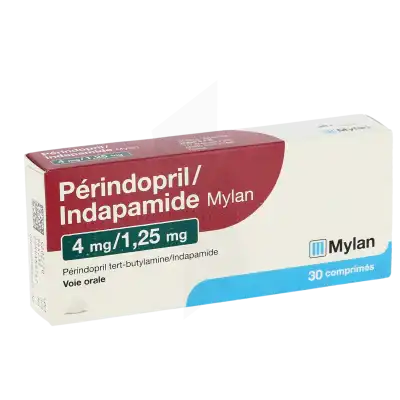 Perindopril/indapamide Viatris 4 Mg/1,25 Mg, Comprimé à CHAMPAGNOLE