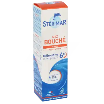 Stérimar Nez Bouché Solution Nasale Adulte Fl Pulv/100ml à Fontenay-sous-Bois
