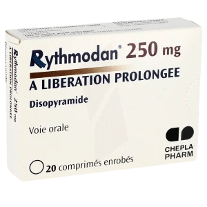 Rythmodan 250 Mg A Liberation Prolongee, Comprimé Enrobé