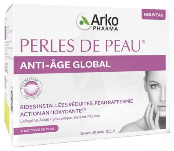 Perles De Peau Anti-âge Global Poudre 30 Sticks