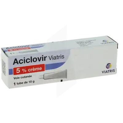 Aciclovir Viatris 5 %, Crème à Chelles