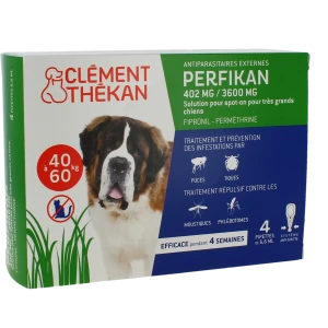 Perfikan 402 Mg/3600 Mg Solution Pour Spot-on Pour Tres Grands Chiens, Solution Pour Spot-on