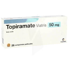 Topiramate Viatris 50 Mg, Comprimé Pelliculé