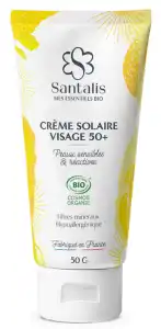 Santalis Spf50+ Crème Solaire Visage Bio T/50g à CUGNAUX