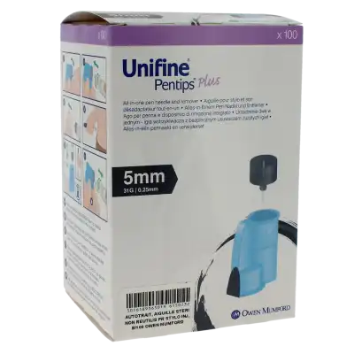 Unifine Plus Aiguille Avec Désadaptateur Pour Stylo 5mm B/100 à Mérignac