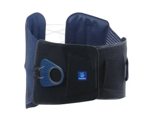Thuasne Lombastab Ceinture Lombaire Maintien Noir Bleu Hauteur 21cm Taille 5