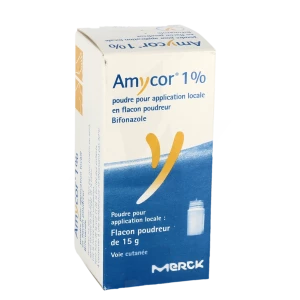 Amycor 1 Pour Cent, Poudre Pour Application Locale En Flacon Poudreur