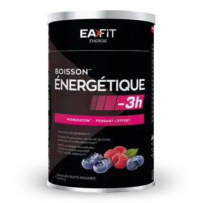 Eafit Energie Poudre Pour Boisson énergétique -3h Fruits Rouges Pot/500g à LA-RIVIERE-DE-CORPS