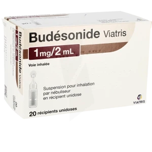 Budesonide Viatris 1 Mg/2 Ml, Suspension Pour Inhalation Par Nébuliseur En Récipient Unidose