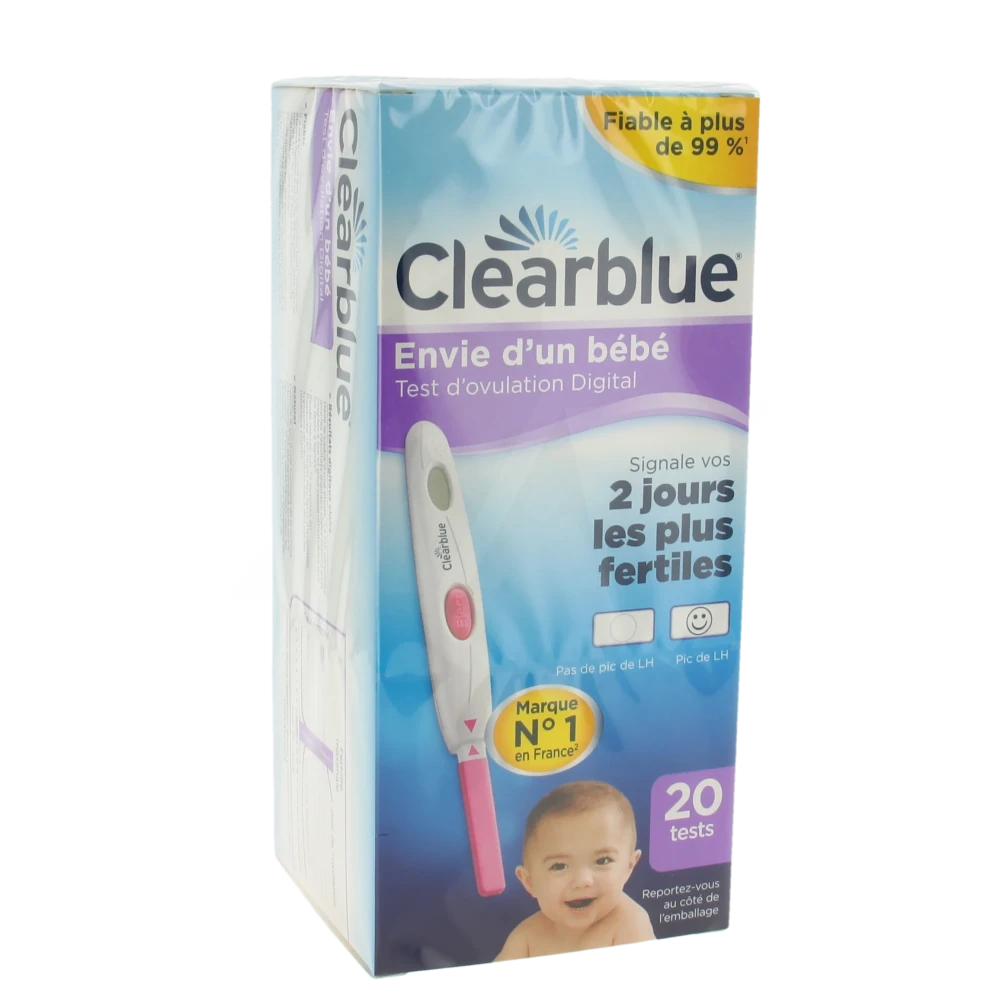 Clearblue Test D'ovulation 1 Hormones B/20