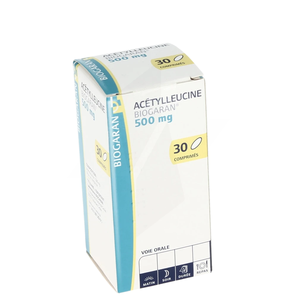 Acetylleucine Biogaran 500 Mg, Comprimé