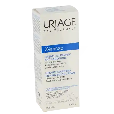 Uriage Xémose Crème Relipidante Anti-irritations 200ml à Belleville en Beaujolais