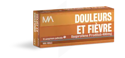 Ibuprofene Prodilab 400 Mg, Comprimé Pelliculé à Annecy