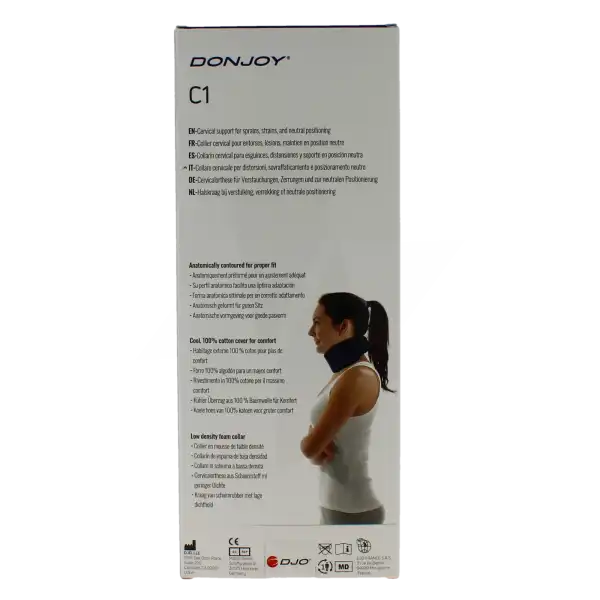 Donjoy Anatom C1 Collier Cerv Bleu H7,5cmt3