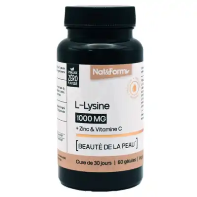 Nat&form Nutraceutique Premium Lysine Gél B/60 à Beauvais