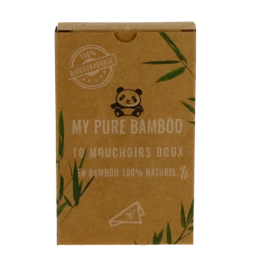 My Pure Bamboo Paquet De Mouchoirs Bambou 10 Unités